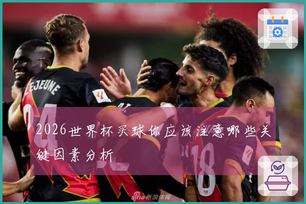 2026世界杯买球你应该注意哪些关键因素分析